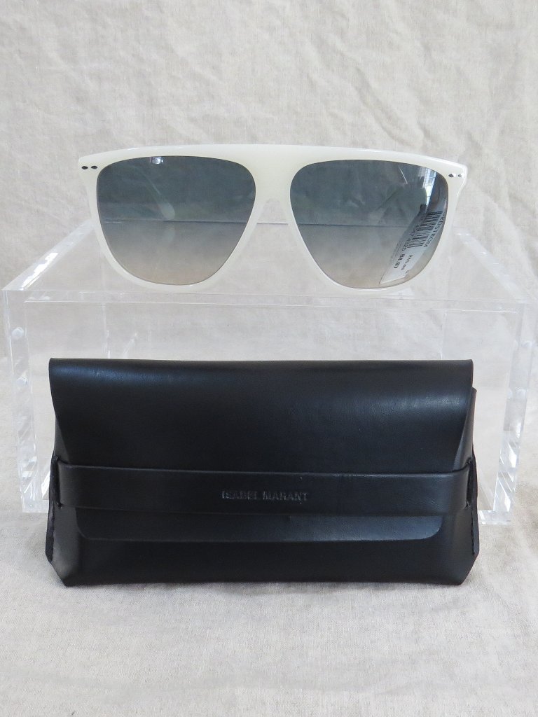 New Isabel Marant Pilot Sunglasses Women  Off White  With Branded Case